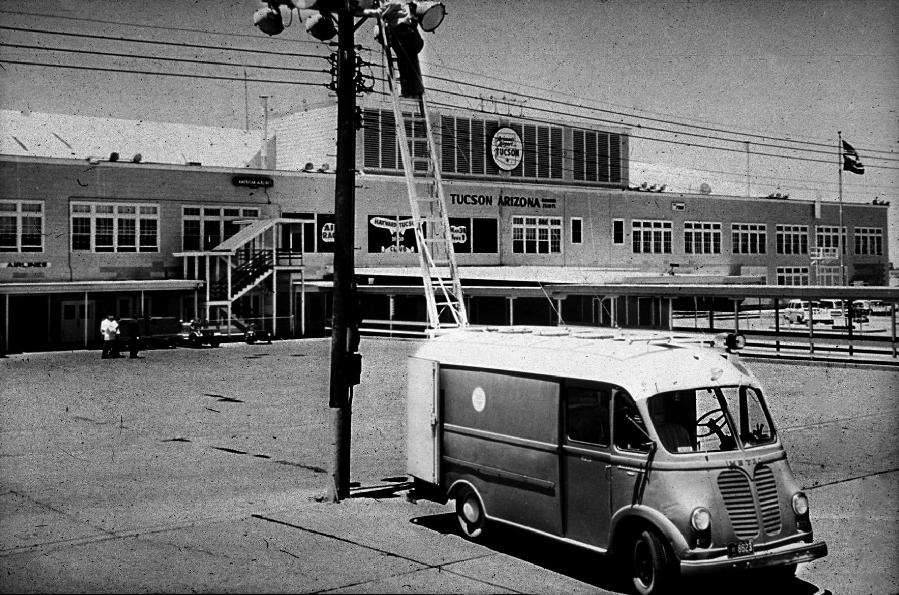 Then and Now: Tucson Airport terminal
